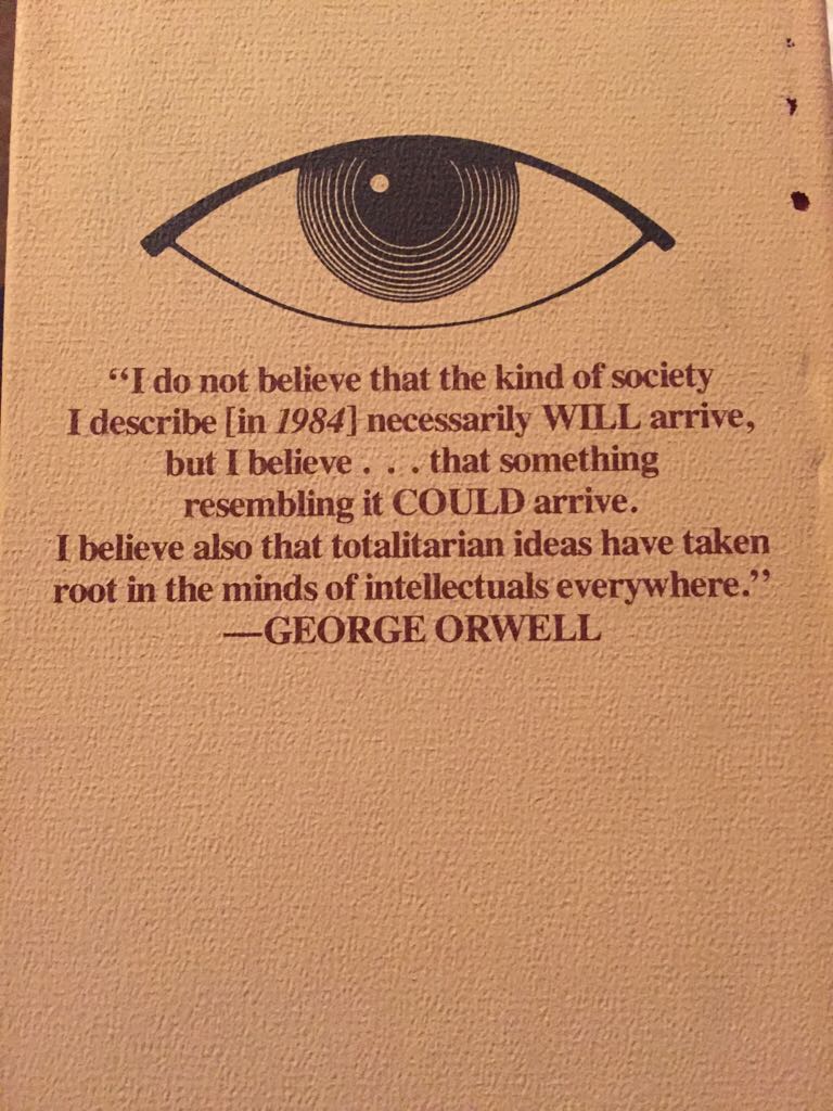 1984 - George Orwell (Harcourt Brace & Jovanovich - Hardcover) book collectible - Main Image 2