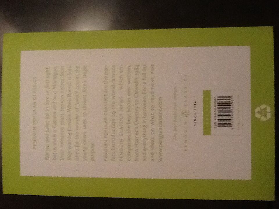 Romeo and Juliet  (Penguin Popular Classics - Paperback) book collectible - Main Image 2