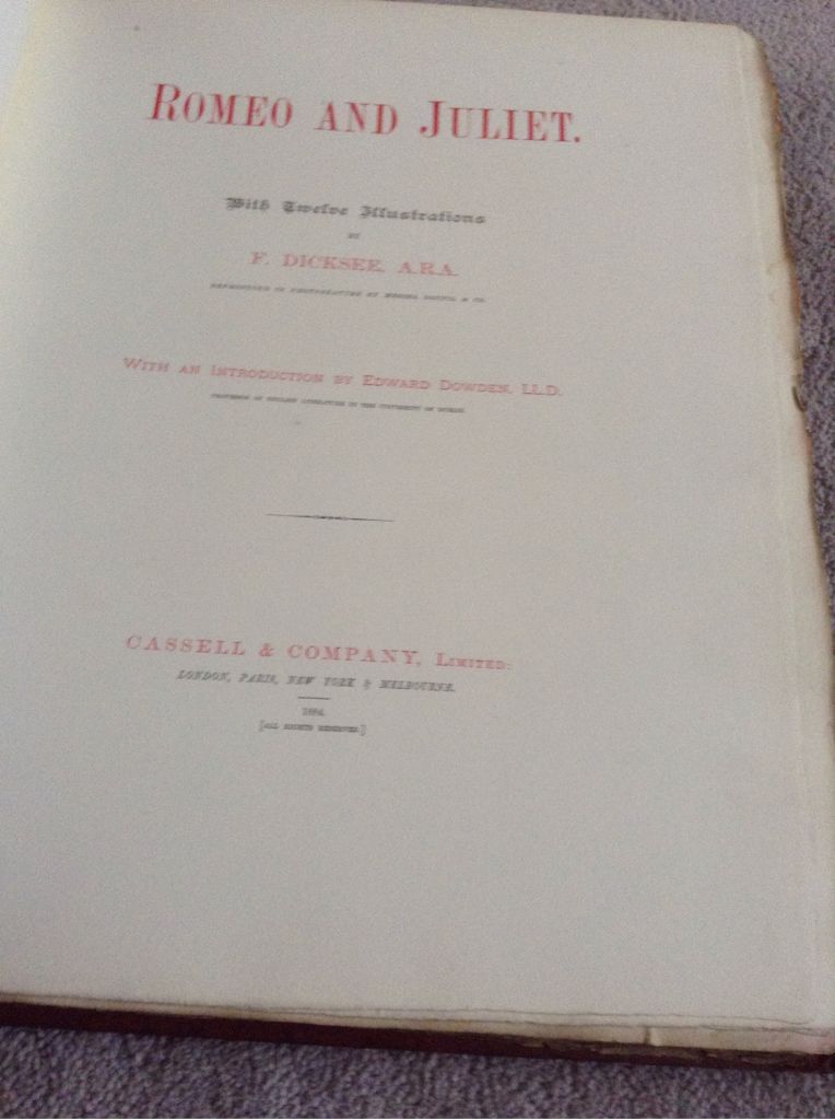Romeo and Juliet  book collectible - Main Image 2