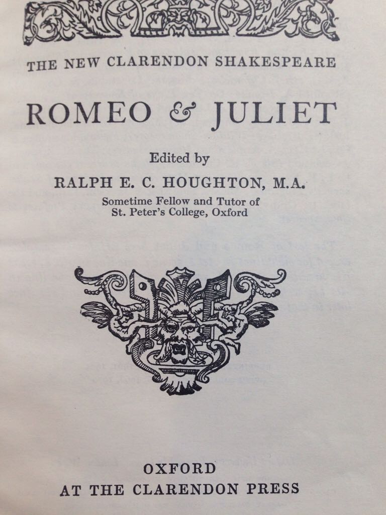 Romeo and Juliet  (Oxford Clarendon Press) book collectible - Main Image 2