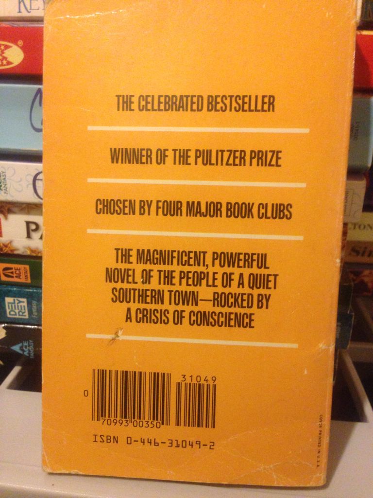 To Kill a Mockingbird - Harper Lee (Warner Books, Inc. - Paperback) book collectible [Barcode 9780446310499] - Main Image 2