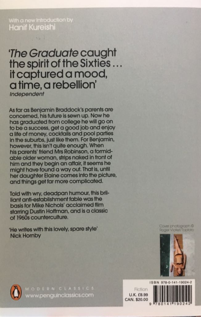 The Graduate - Charles Webb (Penguin Group - Paperback) book collectible [Barcode 9780141190242] - Main Image 2