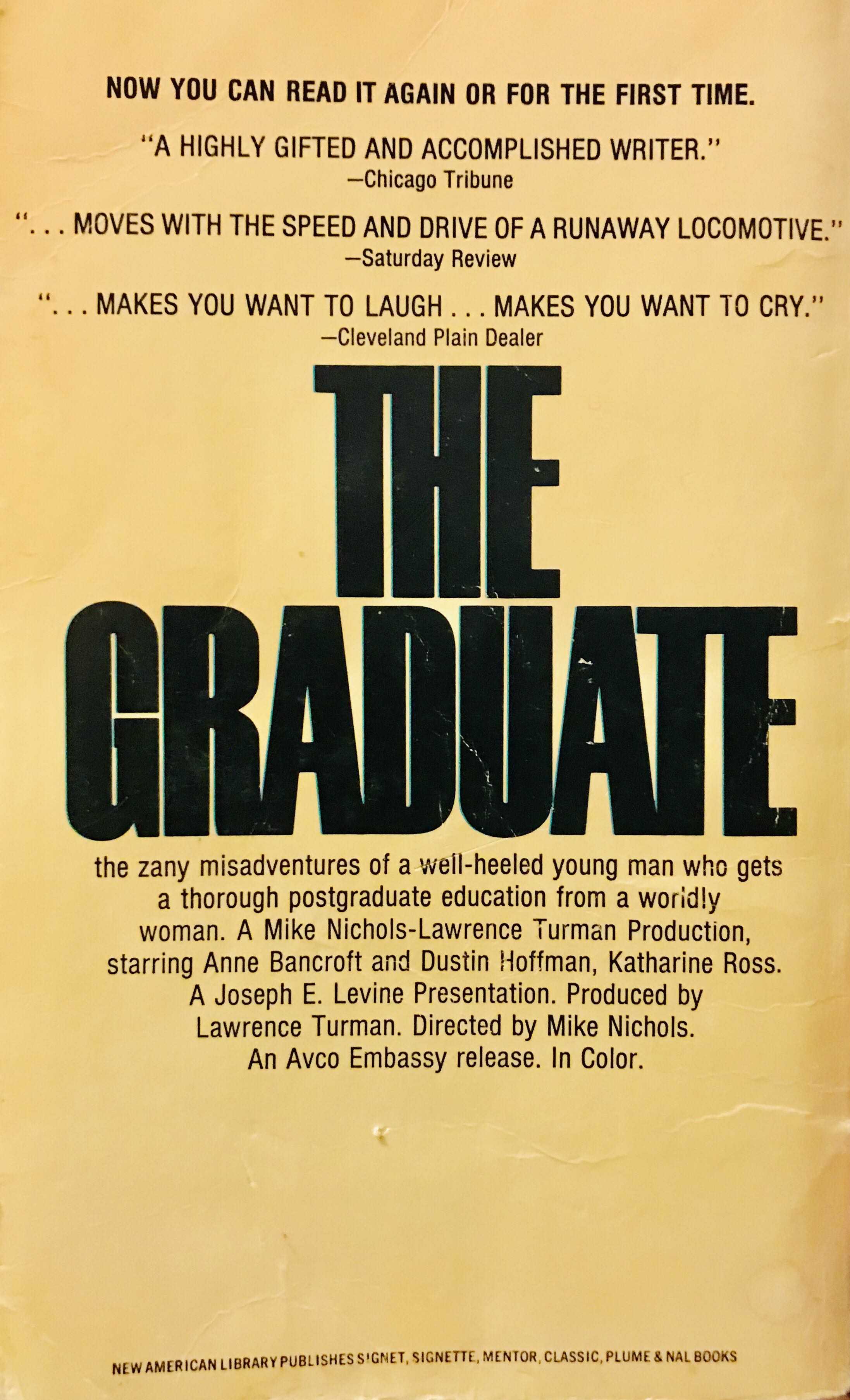 The Graduate - Charles Webb (Signet - Paperback) book collectible - Main Image 3