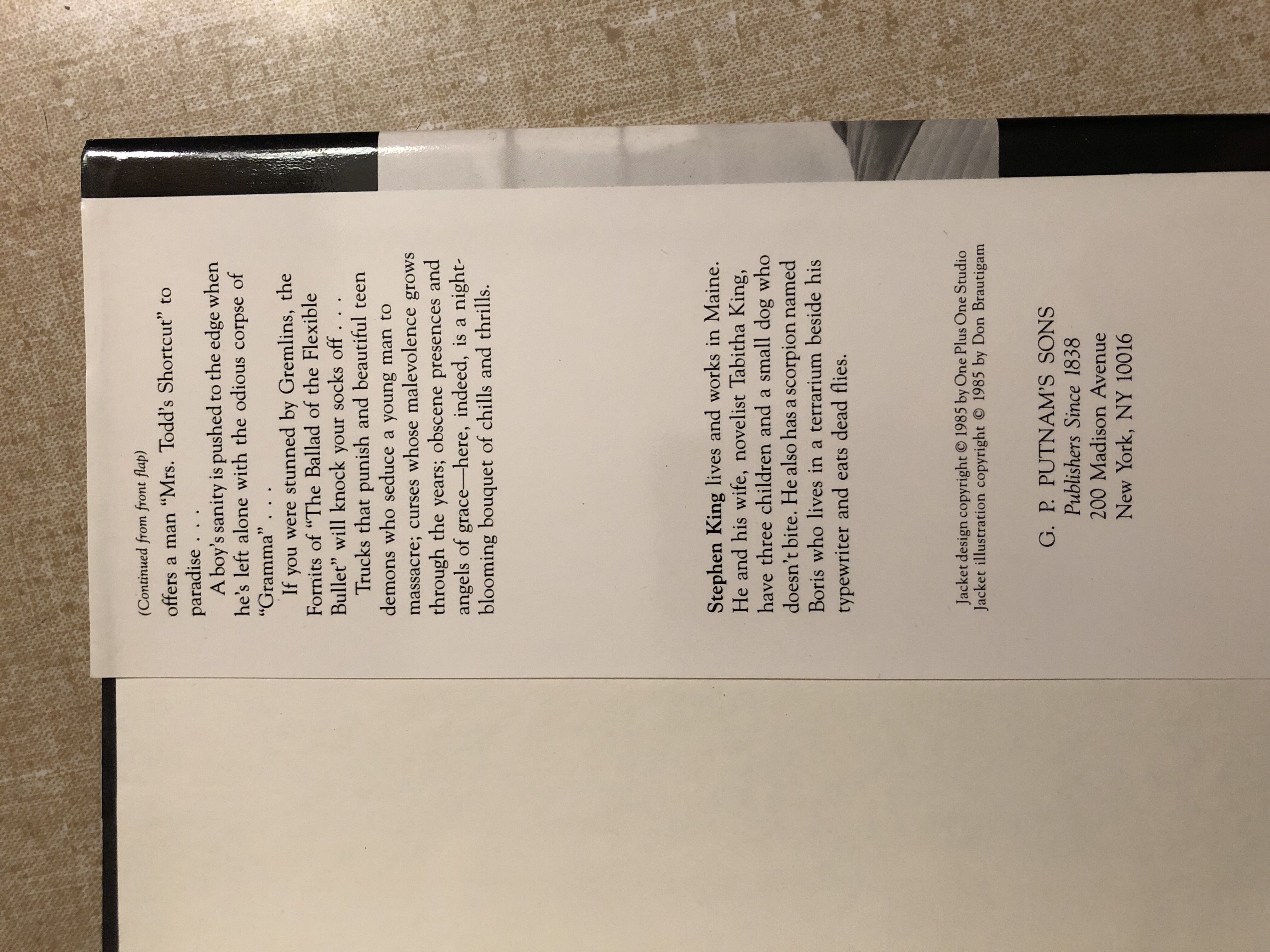 Skeleton Crew - Stephen King (Putnam - Hardcover) book collectible [Barcode 039913039] - Main Image 4