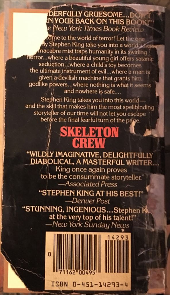 The Skeleton Crew - Stephen King (Granada - Hardcover) book collectible - Main Image 2