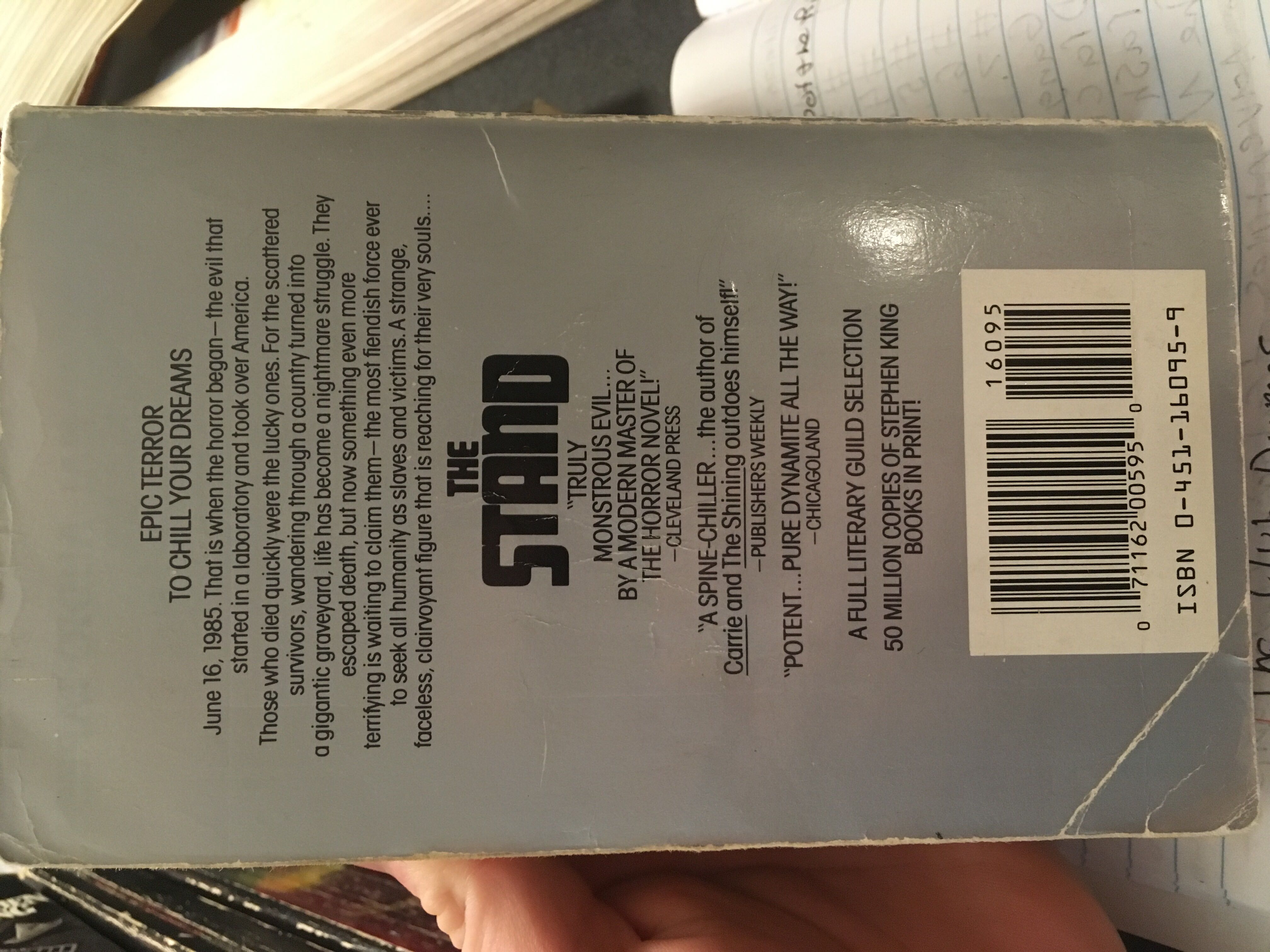 The Stand - Steven King (Signet - Paperback) book collectible [Barcode 0451160959] - Main Image 2