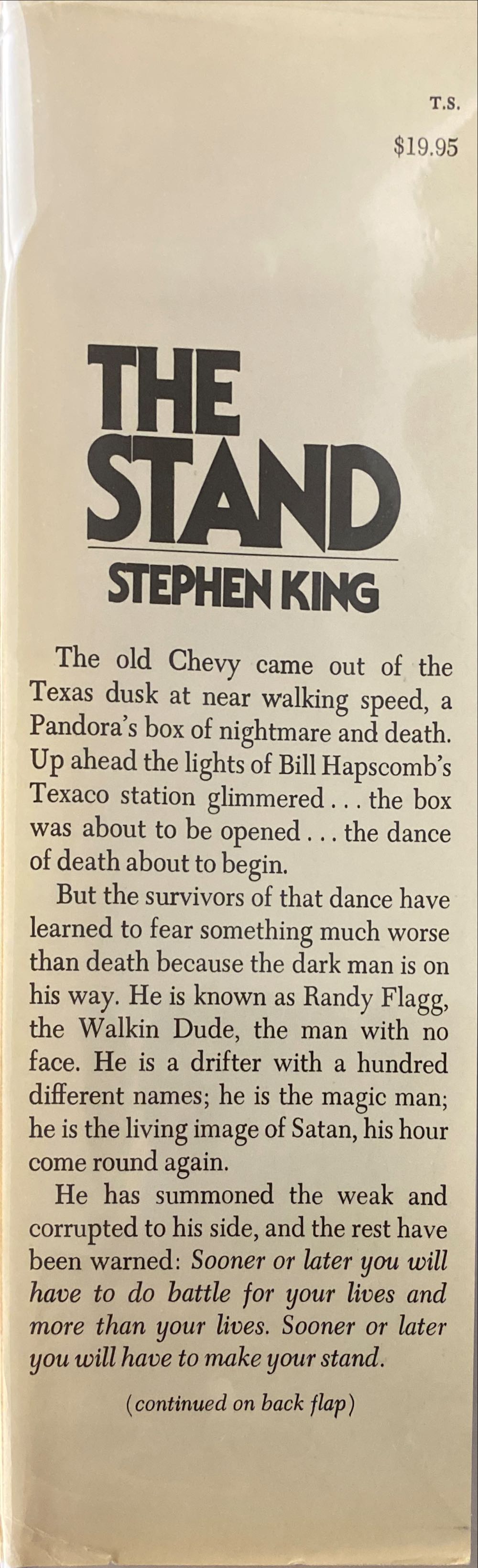 The Stand - Stephen King (Doubleday - Hardcover) book collectible [Barcode 9780385121682] - Main Image 3