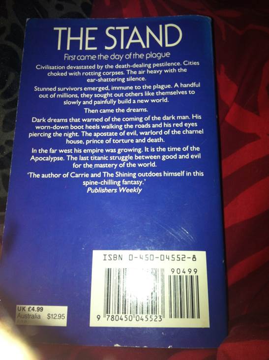Stand, The - Stephen King (New English Library - Paperback) book collectible [Barcode 9780450045523] - Main Image 2