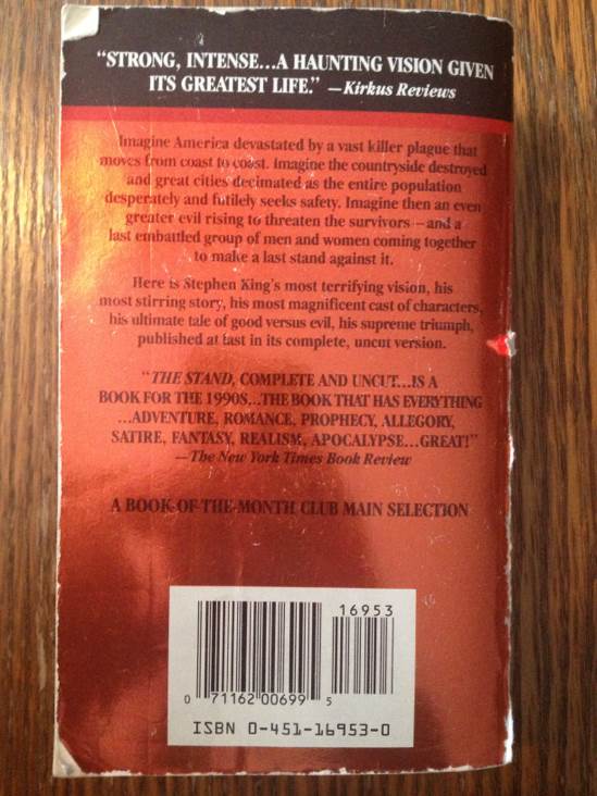 The Stand - Stephen King (Signet Fiction - Paperback) book collectible [Barcode 9780451169532] - Main Image 2