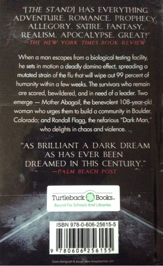 The Stand - Stephen King (A Doubleday Book - Hardcover) book collectible [Barcode 9780606256155] - Main Image 2