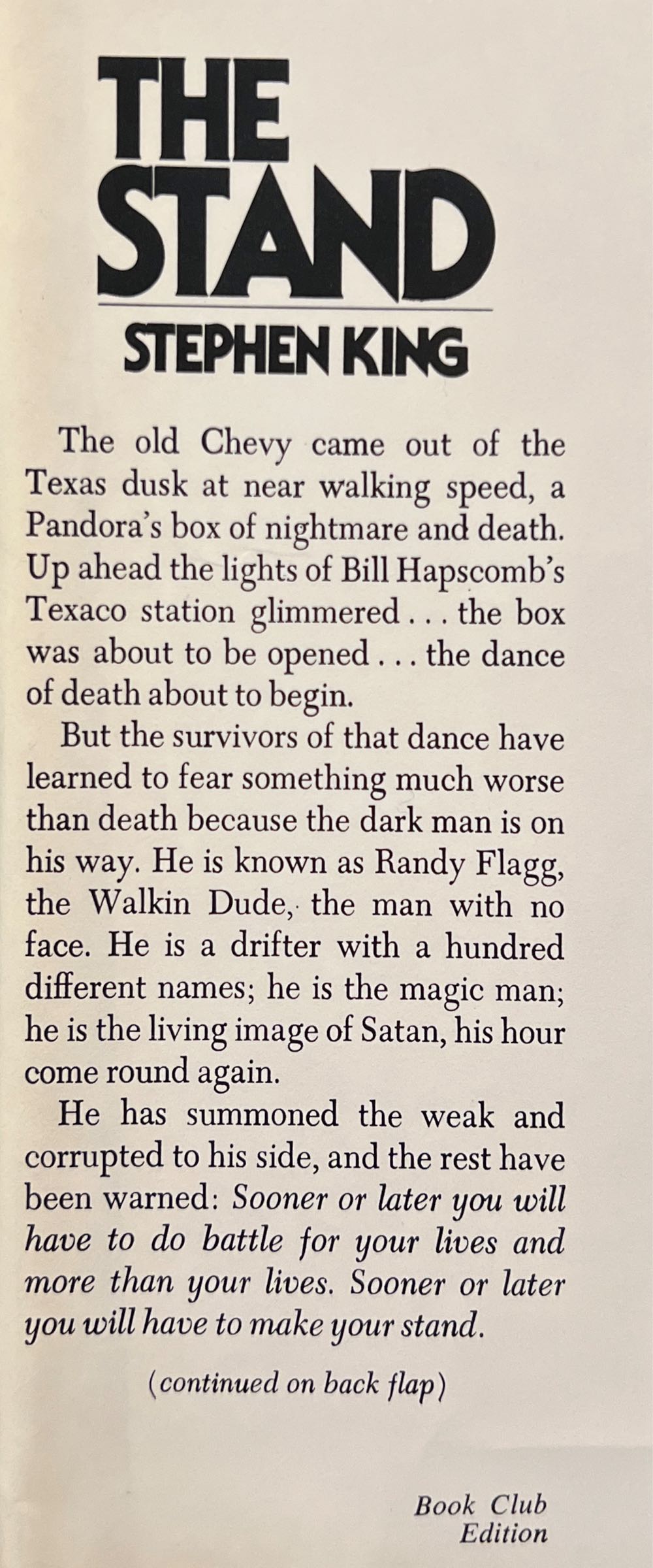 The Stand - Stephen King (Doubleday - Hardcover) book collectible - Main Image 3