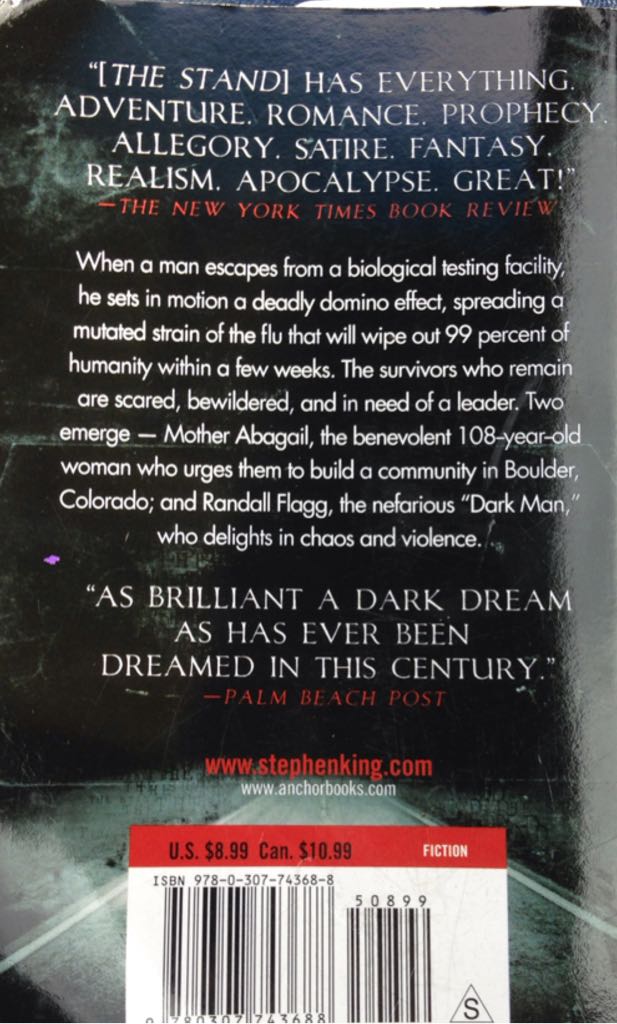The Stand - Steven King (Anchor Books - Paperback) book collectible - Main Image 2