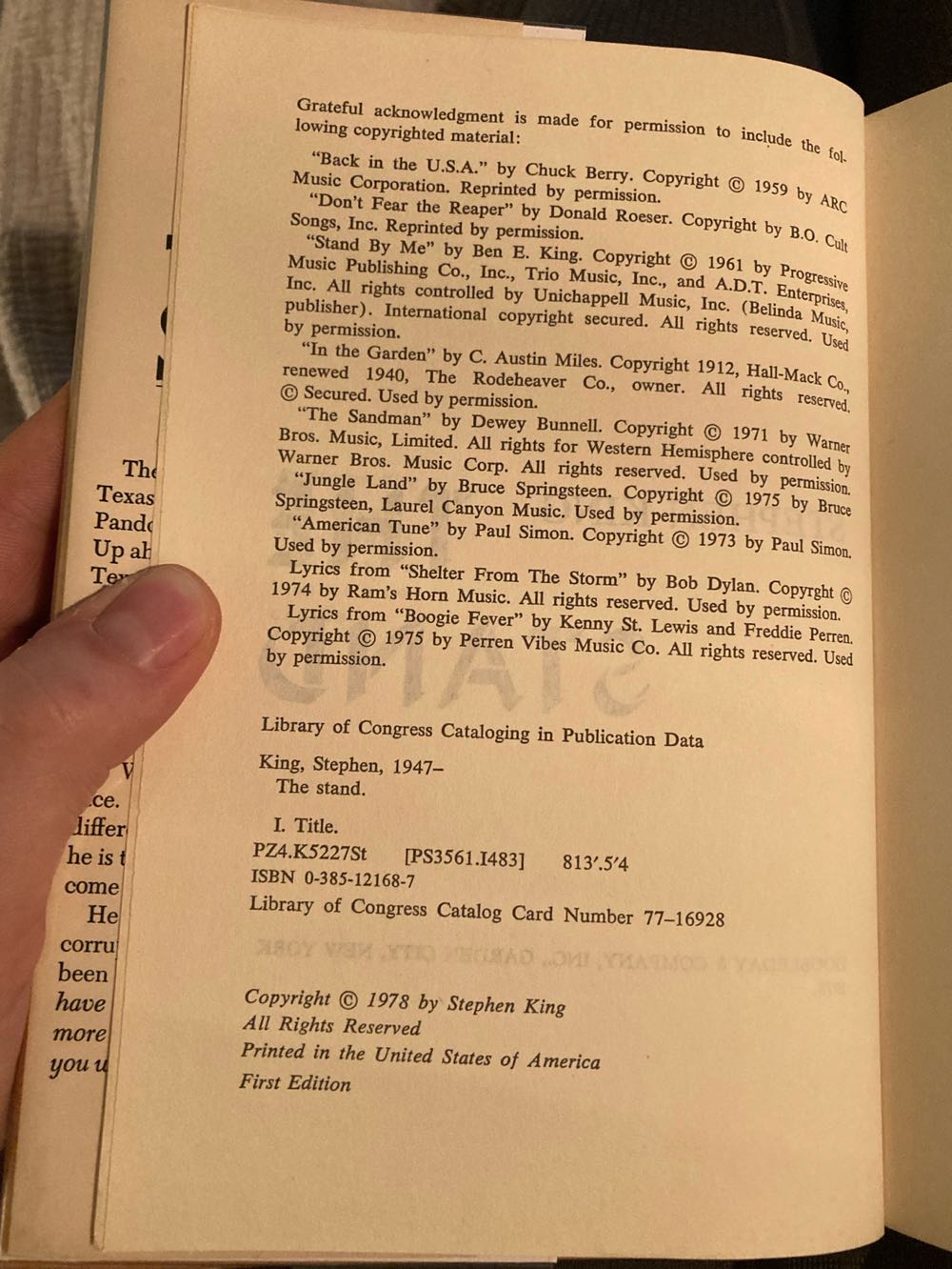 The Stand - Stephen King (Doubleday - Hardcover) book collectible - Main Image 4