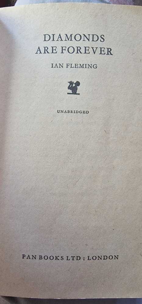 Diamonds Are Forever - Ian Fleming (Pan Books Ltd - Paperback) book collectible - Main Image 2
