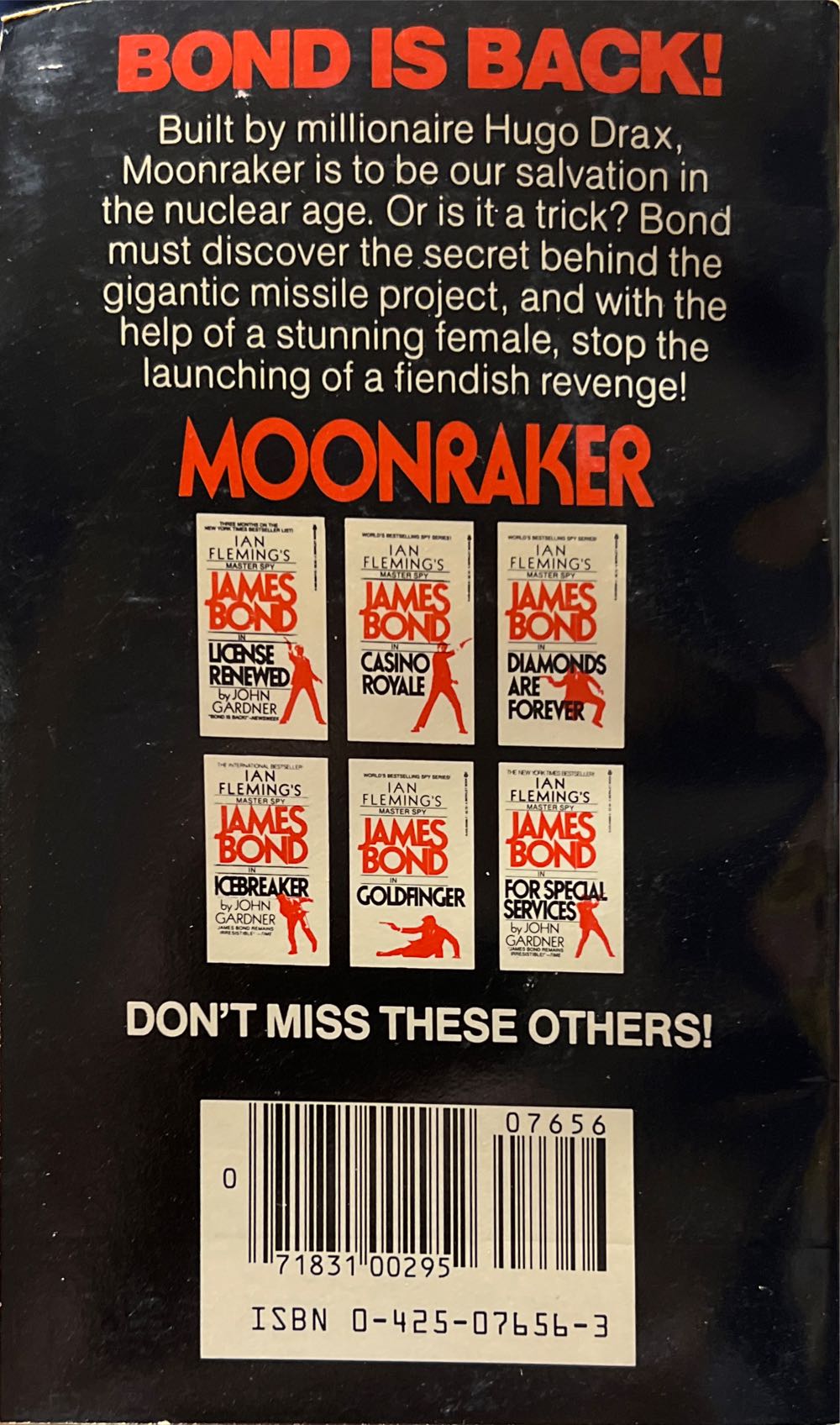 Moonraker - Ian Fleming (A Charter Book - Paperback) book collectible [Barcode 9780425076569] - Main Image 2