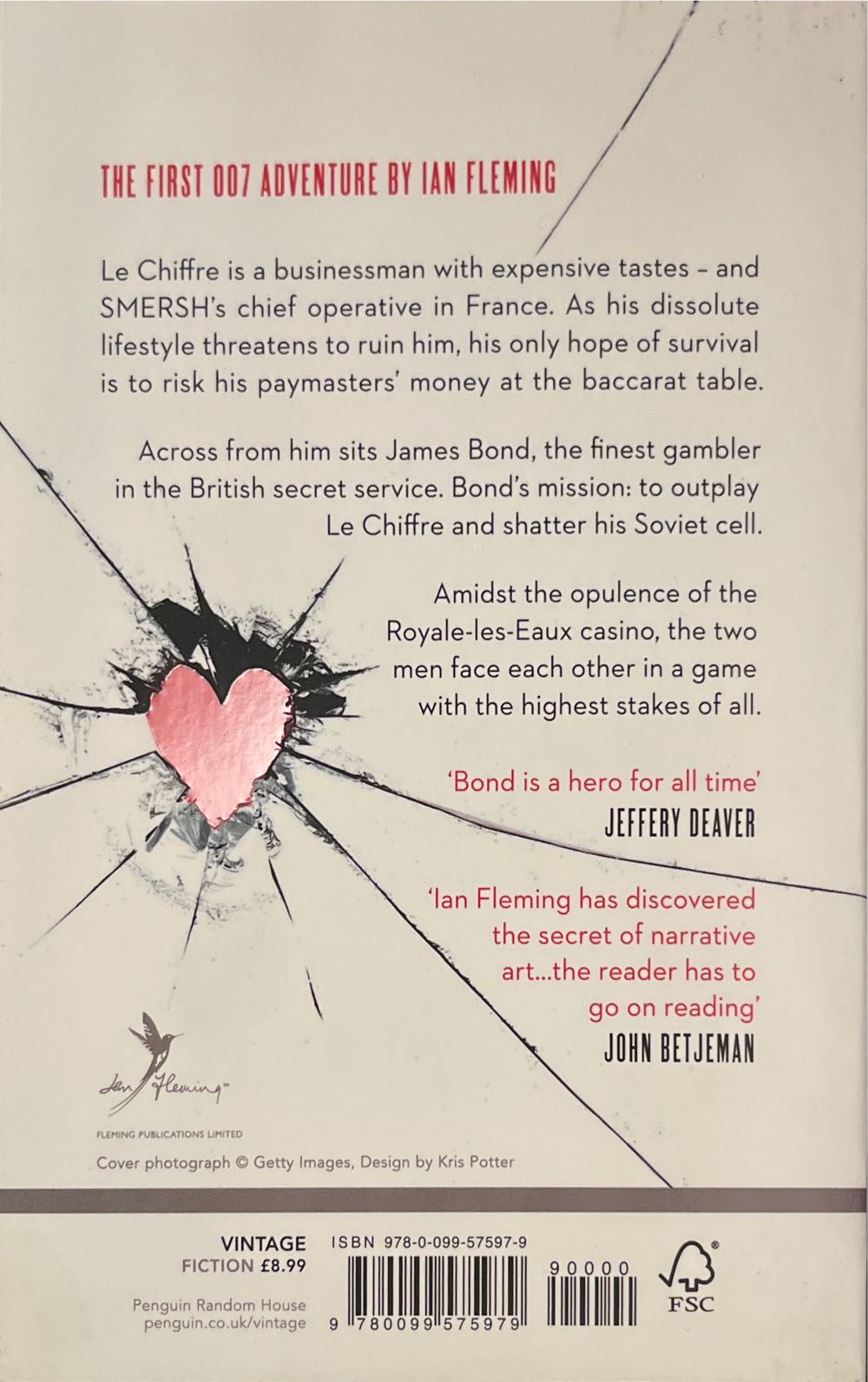 Casino Royale - Ian Fleming (Folio Society - Comb Binding) book collectible [Barcode 9780099575979] - Main Image 2