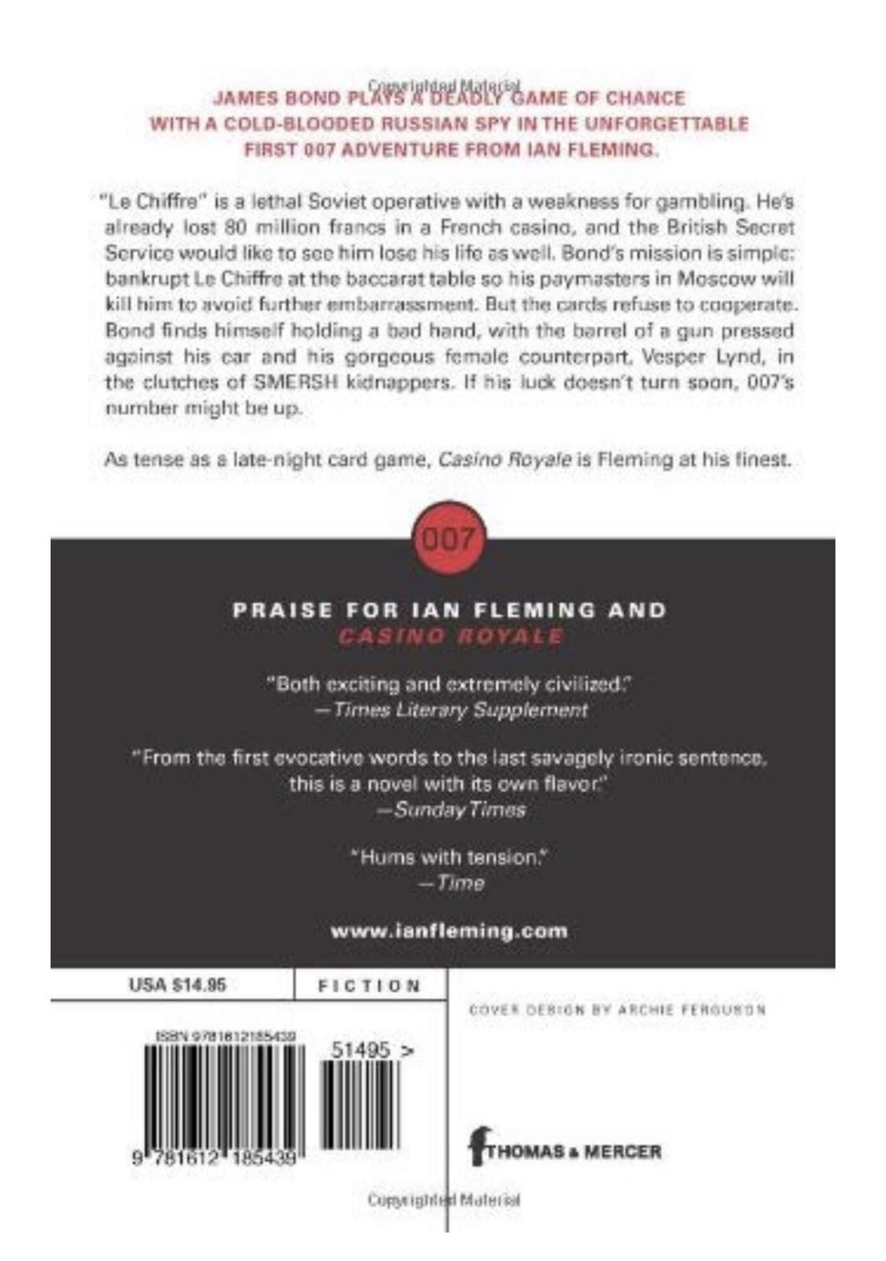 Casino Royale - Ian Fleming (Signet Book (New American Library) - Paperback) book collectible [Barcode 9780142002025] - Main Image 4