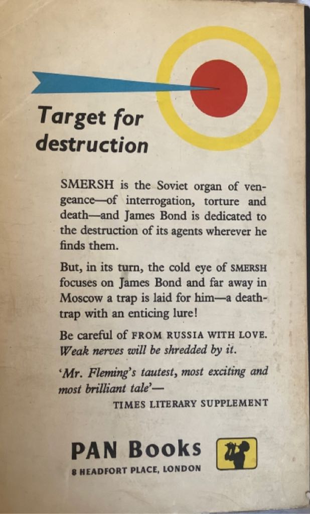 From Russia With Love - Ian Fleming (Pan - Paperback) book collectible [Barcode 9780099576891] - Main Image 2