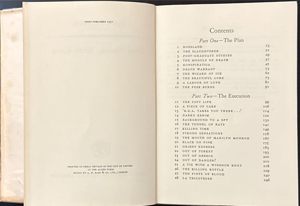 From Russia, With Love - Ian Fleming (Jonathan Cape, Ltd. - Hardcover) book collectible [Barcode 9780340425626] - Main Image 4