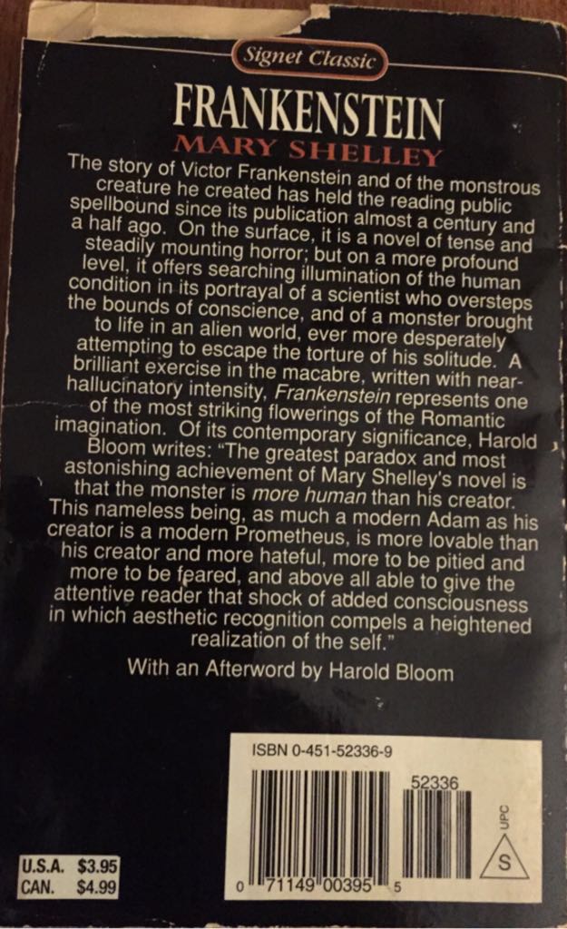 Frankenstein - Mary Shelley (Signet Classic - Paperback) book collectible [Barcode 9780451523365] - Main Image 2