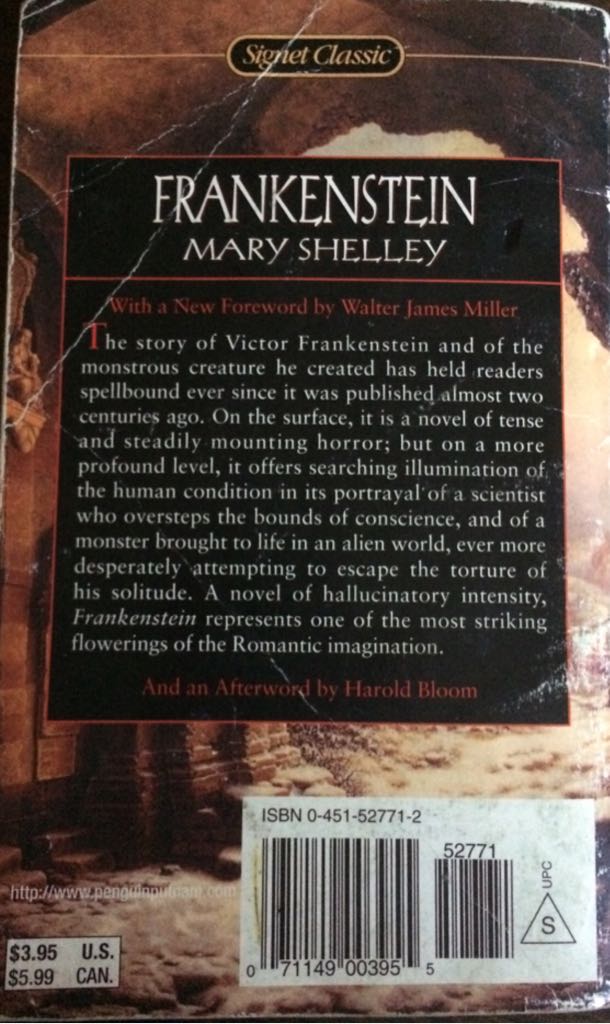 Frankenstein - Mary Shelley (Signet Classics - Paperback) book collectible [Barcode 9780451527714] - Main Image 2