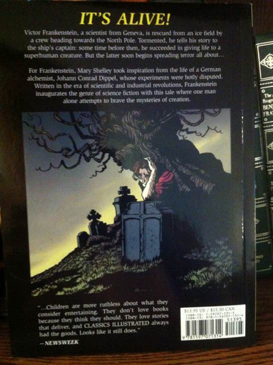 Frankenstein  (Classics Illustrated) book collectible [Barcode 9781597071314] - Main Image 2