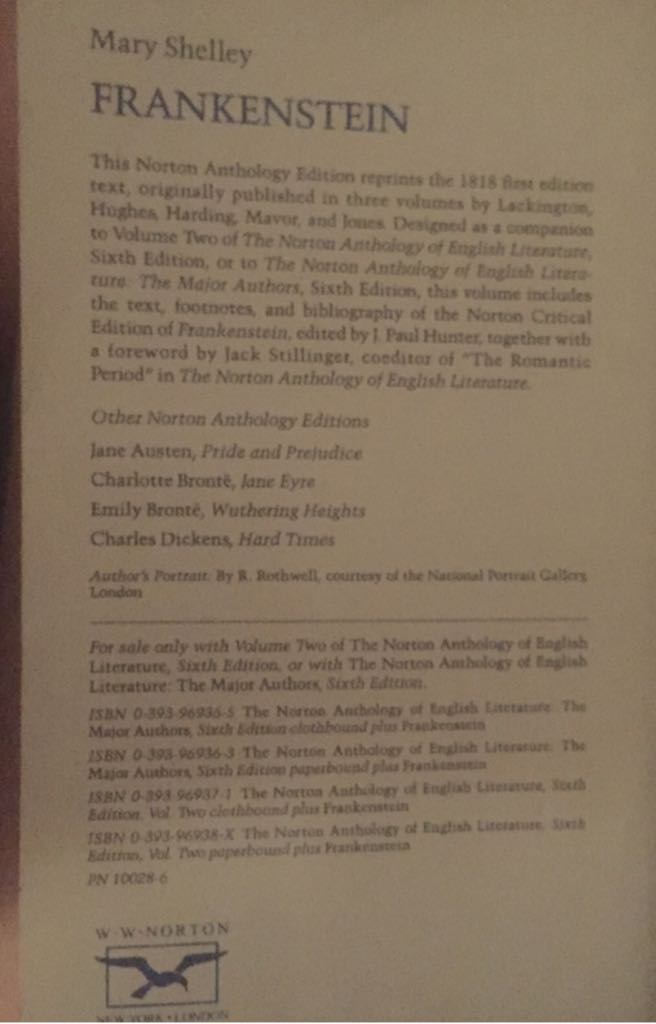 Frankenstein  book collectible - Main Image 2