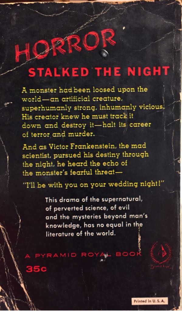 Frankenstein - Mary Shelley (- Paperback) book collectible - Main Image 2