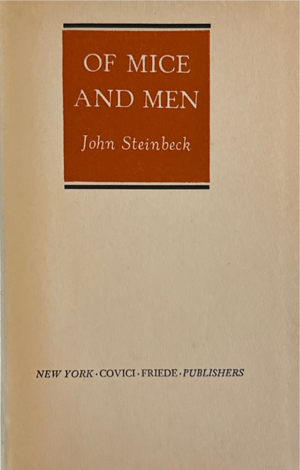 Of Mice and Men - John Steinbeck (Penguin Books - Paperback) book collectible - Main Image 2