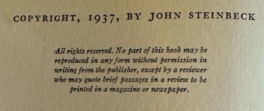 Of Mice and Men - John Steinbeck (Penguin Books - Paperback) book collectible - Main Image 3