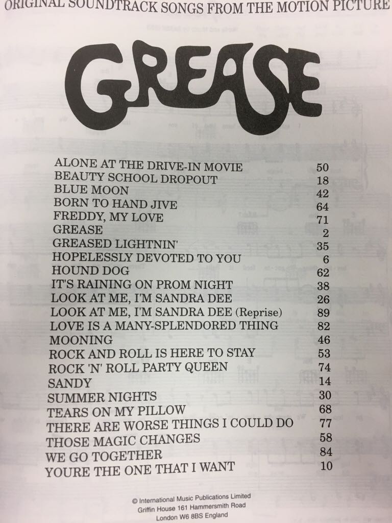 Grease - Jim Jacobs book collectible [Barcode 9780863598975] - Main Image 2