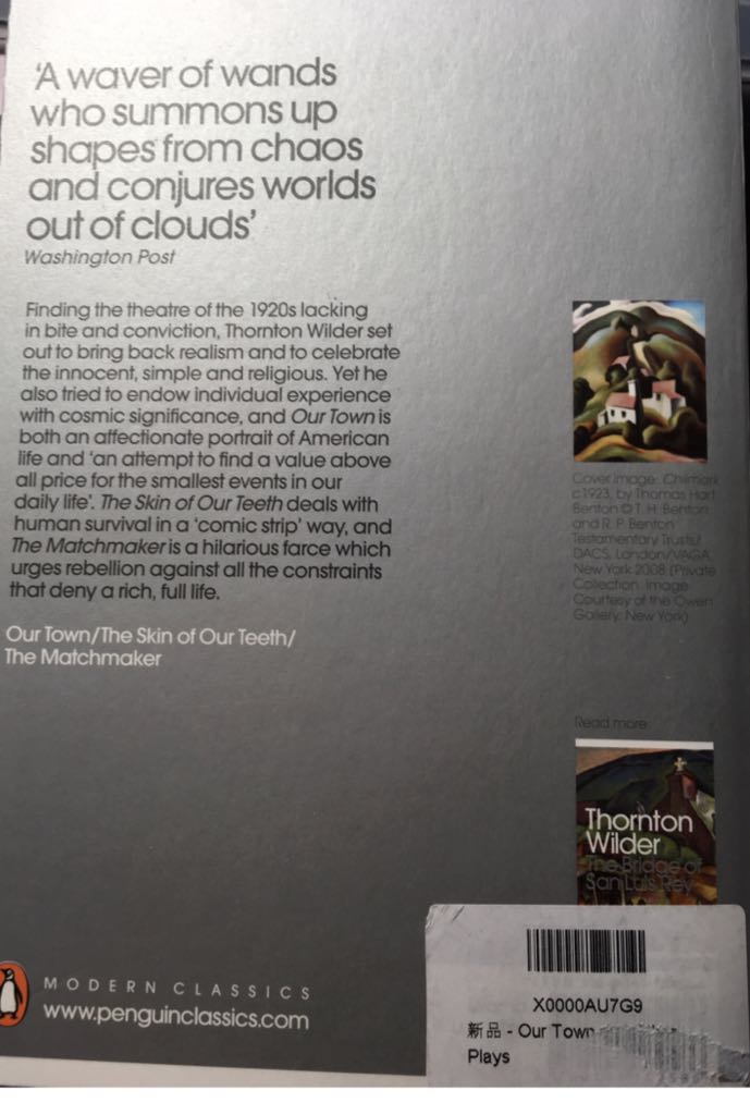 Our Town  (A Penguin Book) book collectible - Main Image 2