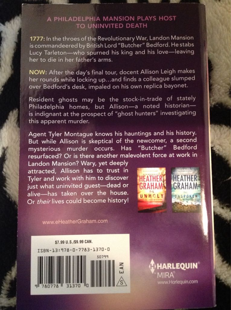 The Uninvited - Heather Graham (Mira - Paperback) book collectible - Main Image 2