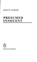 Presumed Innocent 1-Presumed Innocent - Scott Turow (Penguin Books - Paperback) book collectible [Barcode 9780140128994] - Main Image 1