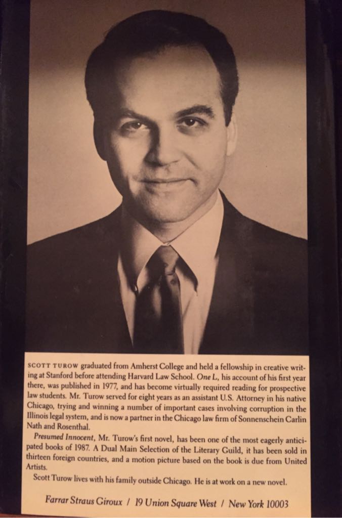 Presumed Innocent - Scott Turow (Easton Press - Hardcover) book collectible - Main Image 2