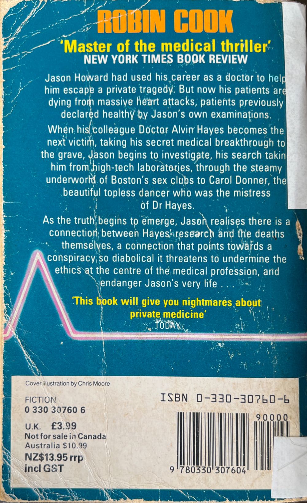 Mortal Fear - Robin Cook (Pan Books - Paperback) book collectible [Barcode 9780330307604] - Main Image 2