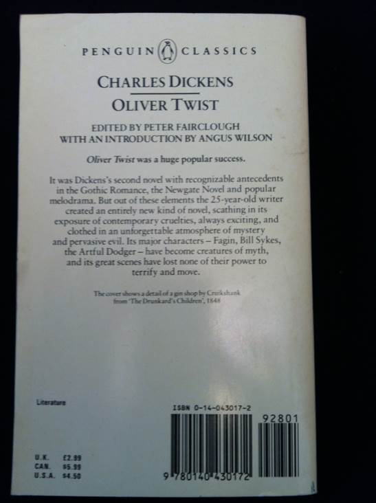 Oliver Twist - Charles Dickens (Penguin Classics - Paperback) book collectible [Barcode 9780140430172] - Main Image 2