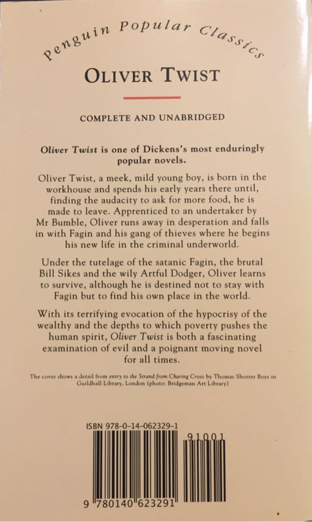 Oliver Twist - Charles Dickens (Penguin Classics - Paperback) book collectible [Barcode 9780140623291] - Main Image 2