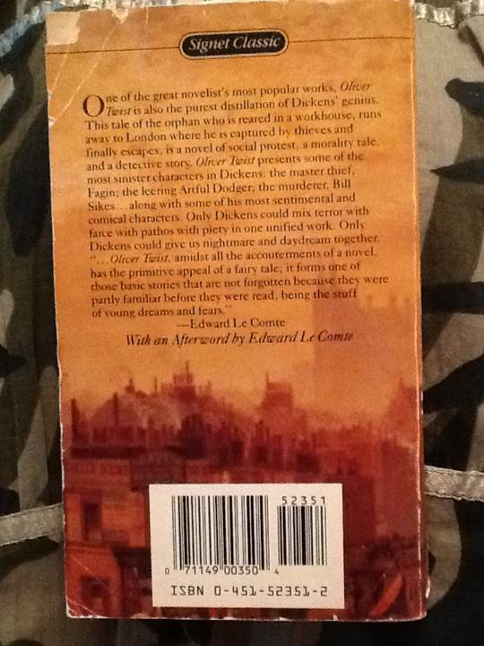 Oliver Twist - Charles Dickens (Signet Classics) book collectible [Barcode 9780451523518] - Main Image 2
