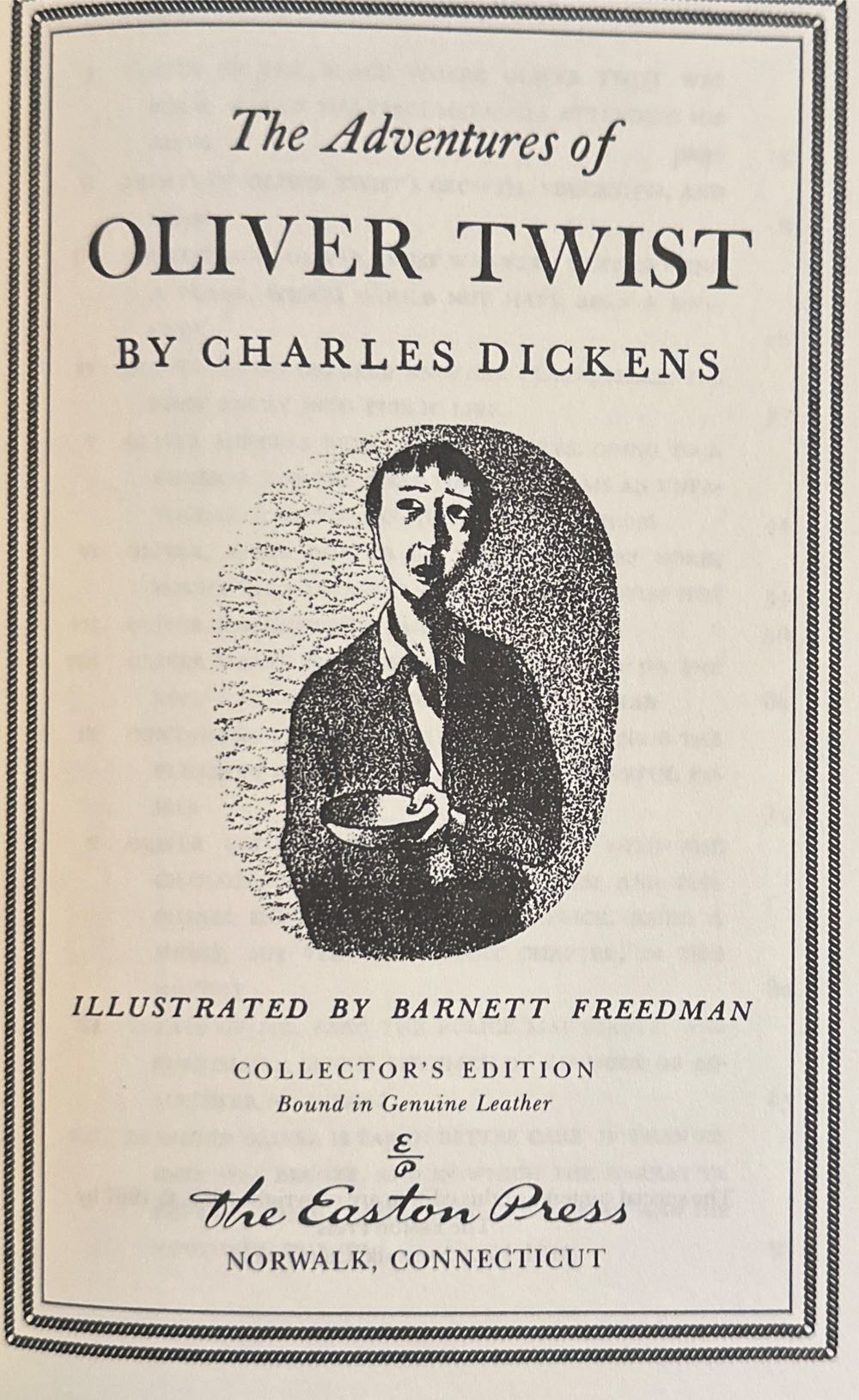 Oliver Twist - Charles Dickens (The Easton Press - Calf-Binding) book collectible [Barcode 9780987822826] - Main Image 3
