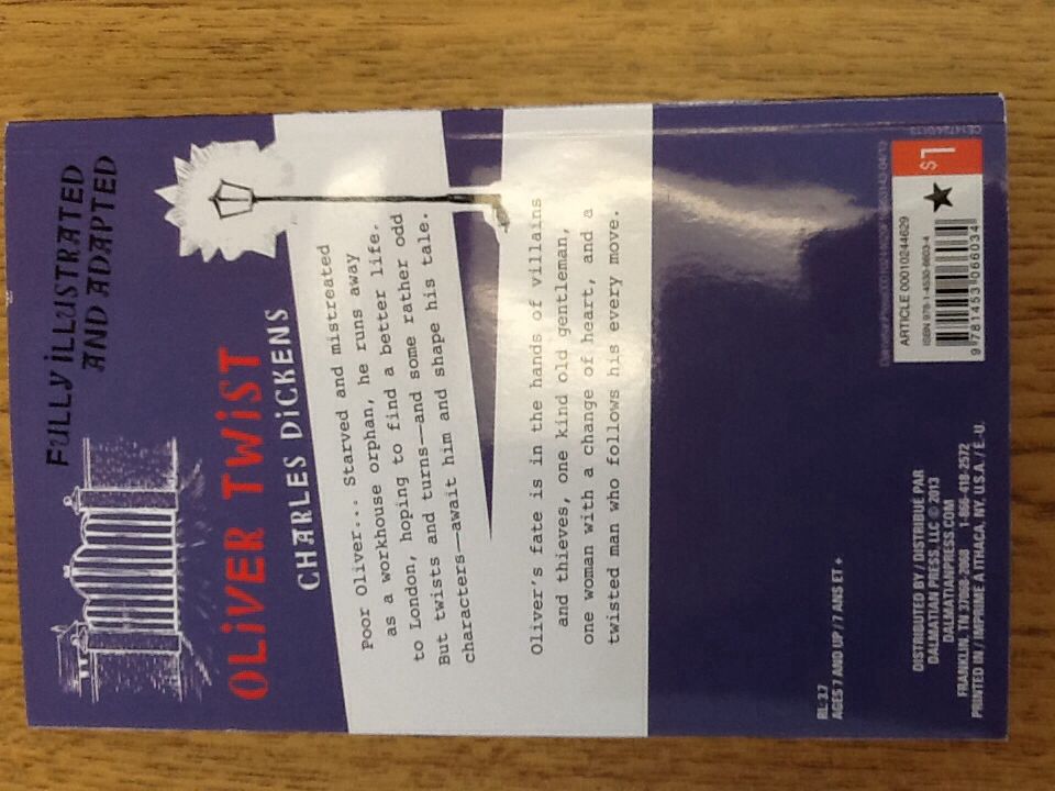 Oliver Twist  book collectible [Barcode 9781453066034] - Main Image 2