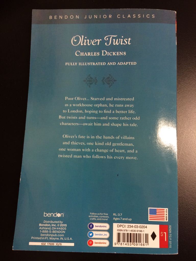 Oliver Twist - Charles Dickens book collectible [Barcode 9781453091661] - Main Image 2