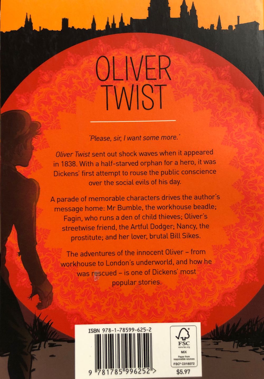 Oliver Twist - Charles Dickens (Arcturus - Paperback) book collectible [Barcode 9781785996252] - Main Image 2