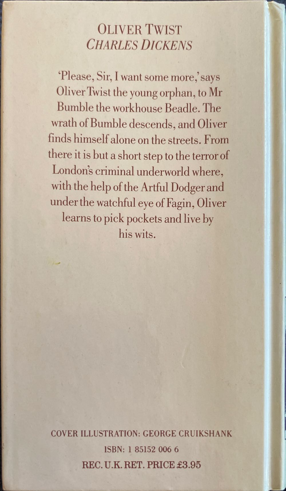 Oliver Twist - Charles Dickens (Oxford  University Press - Hardcover) book collectible [Barcode 9781851520060] - Main Image 2