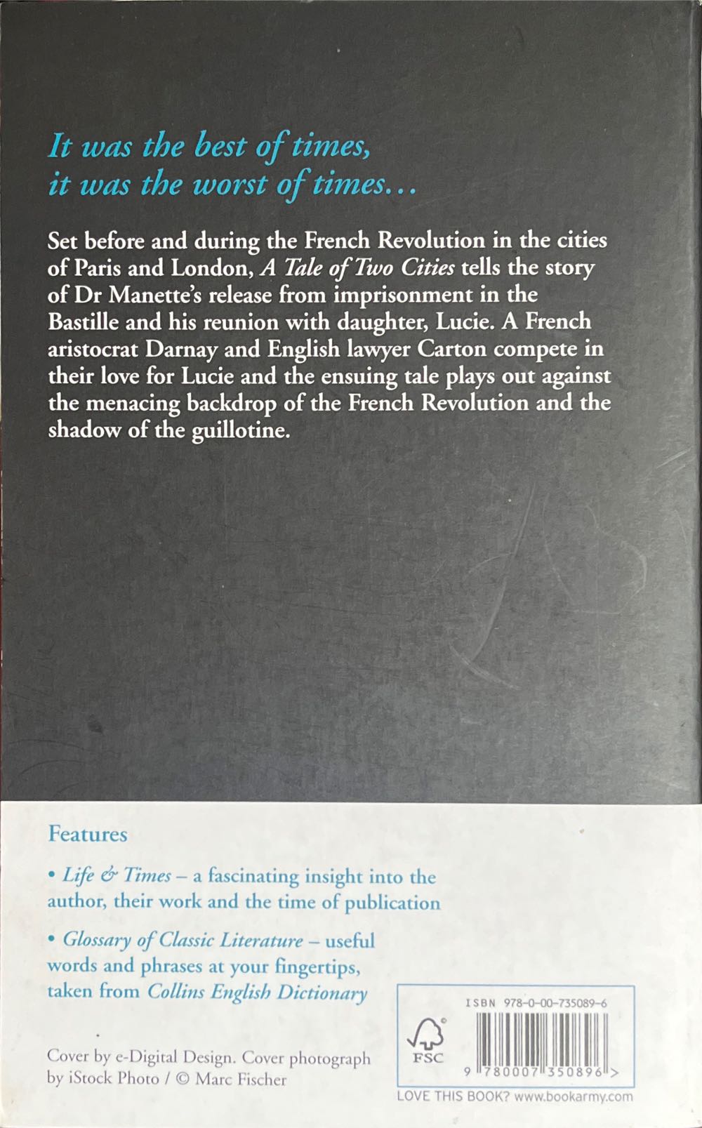 A Tale Of Two Cities - Dickens, Charles (HarperCollins - Paperback) book collectible [Barcode 9780007350896] - Main Image 2