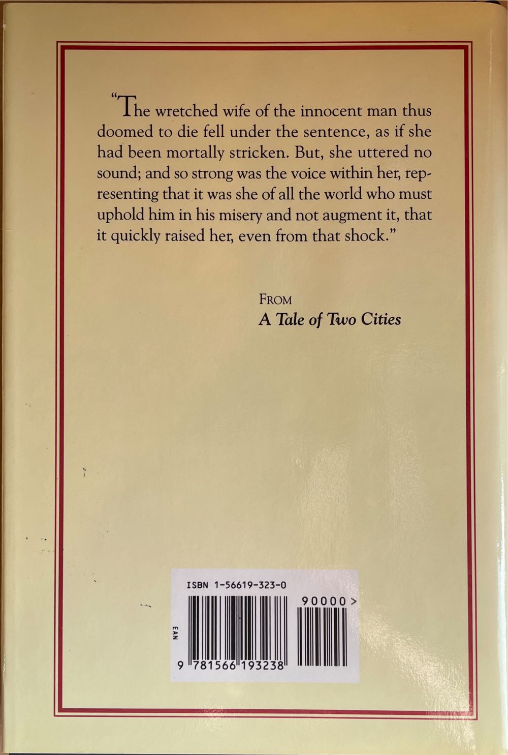 A Tale Of Two Cities - Charles Dickens (Barnes And Nobles Books - Hardcover) book collectible [Barcode 9781566193238] - Main Image 2