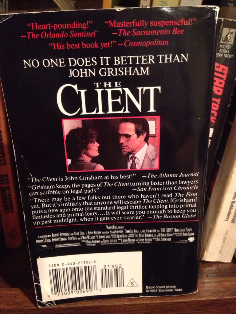 The Client  book collectible - Main Image 2