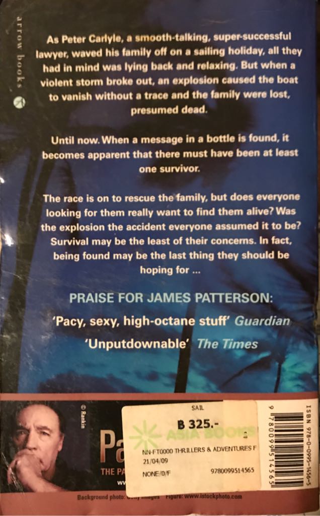 Sail - James Patterson (Arrow - Paperback) book collectible [Barcode 9780099514565] - Main Image 2