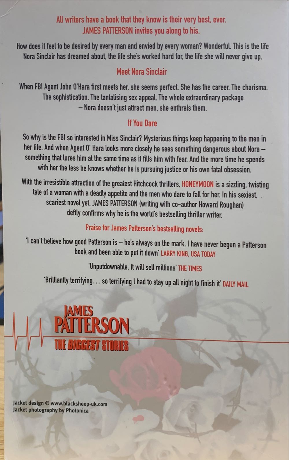 Honeymoon - James Patterson (Headline - Trade Paperback) book collectible [Barcode 9781920798550] - Main Image 2