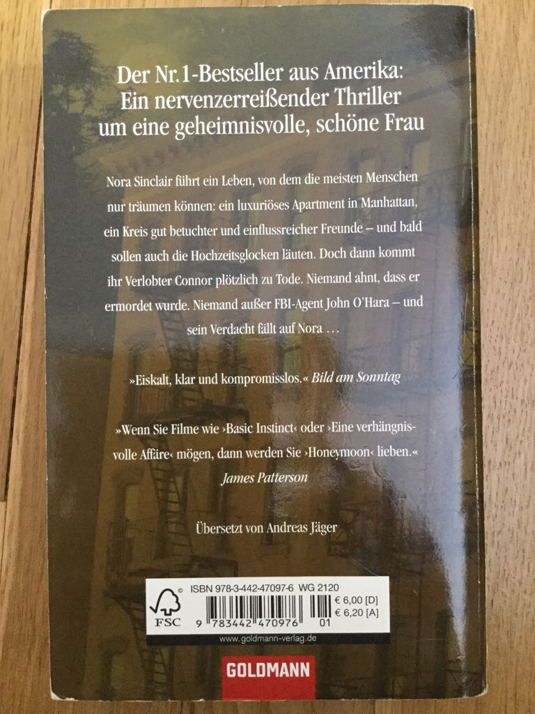 Honeymoon  book collectible [Barcode 9783442470976] - Main Image 2